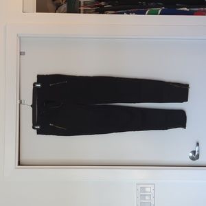 American Eagle black skinny super high-rise jegging